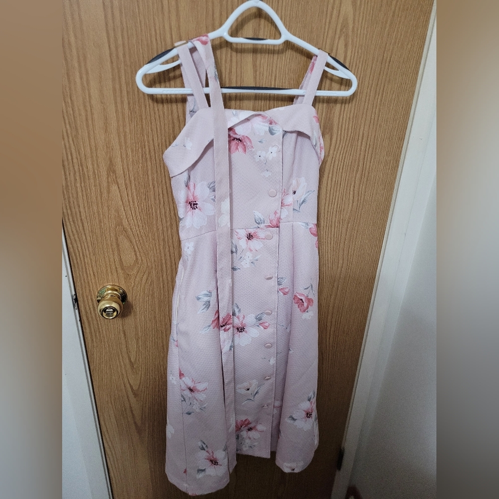 LIZ LISA Floral Button Midi Dress READ DESCRIPTION